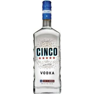 Cinco Vodka 1.75L Hot on Sale