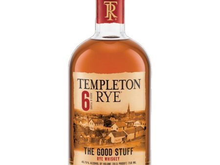 TEMPLETON 6 YEARS OLD RYE WHISKEY 750ML For Cheap