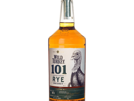 WILD TURKEY 101 PROOF BOURBON RYE WHISKEY 1L Online now