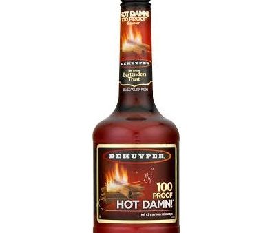 DEKUYPER 100 PROOF HOTDAMN 750ML Hot on Sale