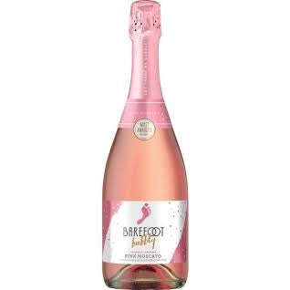 Barefoot Bubbly Pink Moscato Champagne Sparkling Wine 750ML Cheap