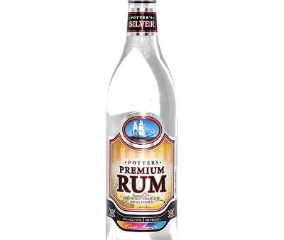 POTTERS PREMIUM SILVER RUM 750ML on Sale