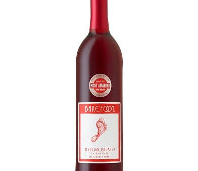 BAREFOOT RED MOSCATO 750ML For Cheap