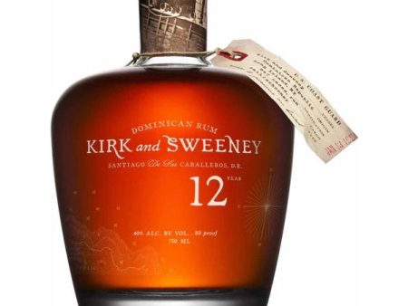 KIRK AND SWEENEY 12 YEAR RUM DOMINICAN REPUBLIC 750ML on Sale