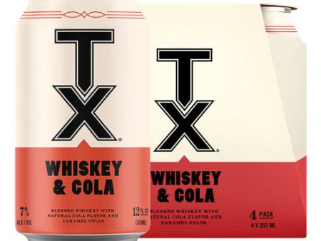 TX WHISKEY COLA 4 PACK For Discount