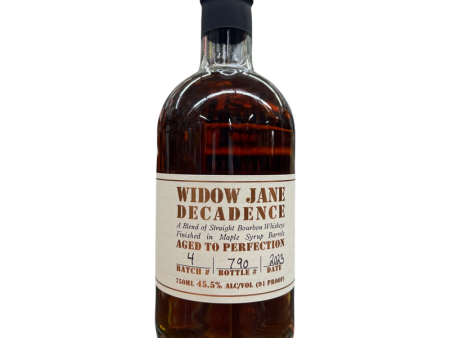 WIDOW JANE DECADENCE AGED TO PERFECTION 750ML For Sale