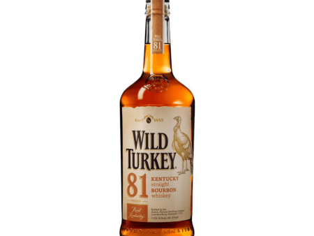 WILD TURKEY 81 PROOF WHISKEY 750ML Fashion