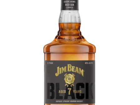 JIM BEAM BLACK 7 YEARS AGED BOURBON 1.75L on Sale