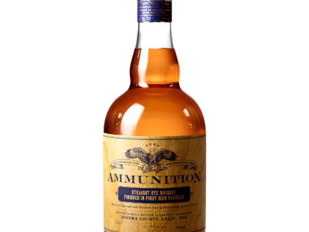 AMMUNITION FINISHED IN PINOT NOIR BARRELS 750ML For Sale